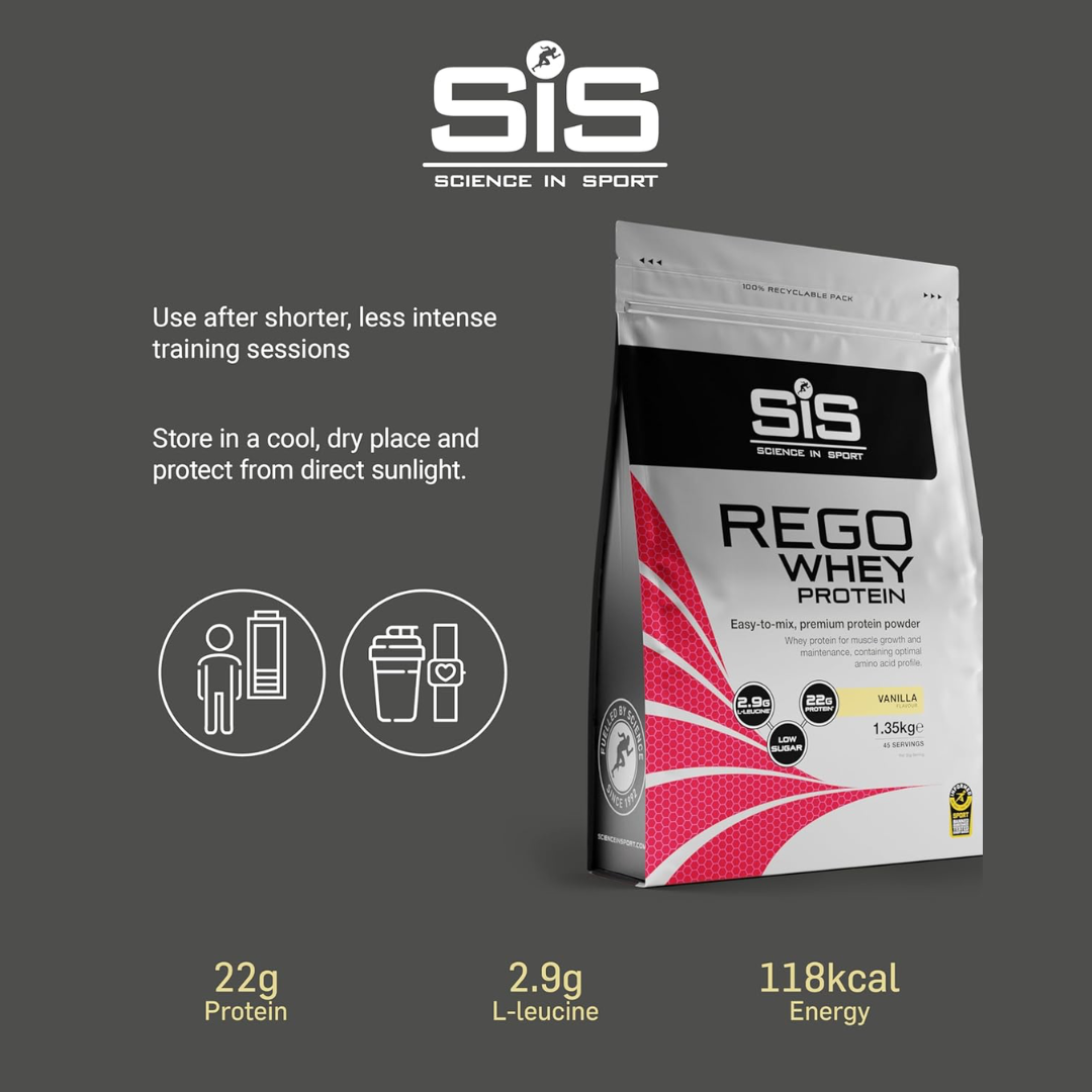 SIS (Science In Sport) Powder Rego Whey 1.35kg Vanilla