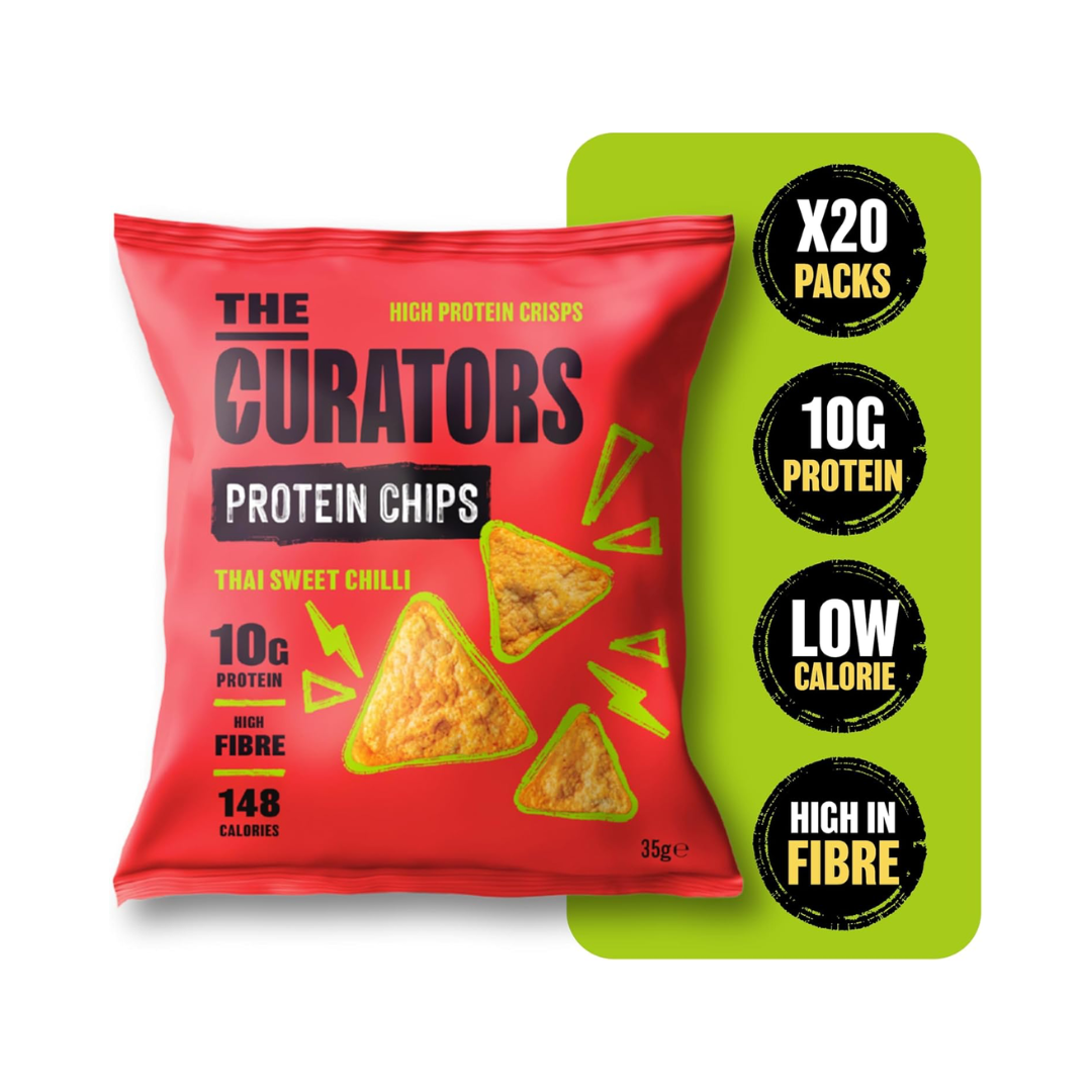 The Curators Protein Chips 20x35g Thai Sweet Chilli