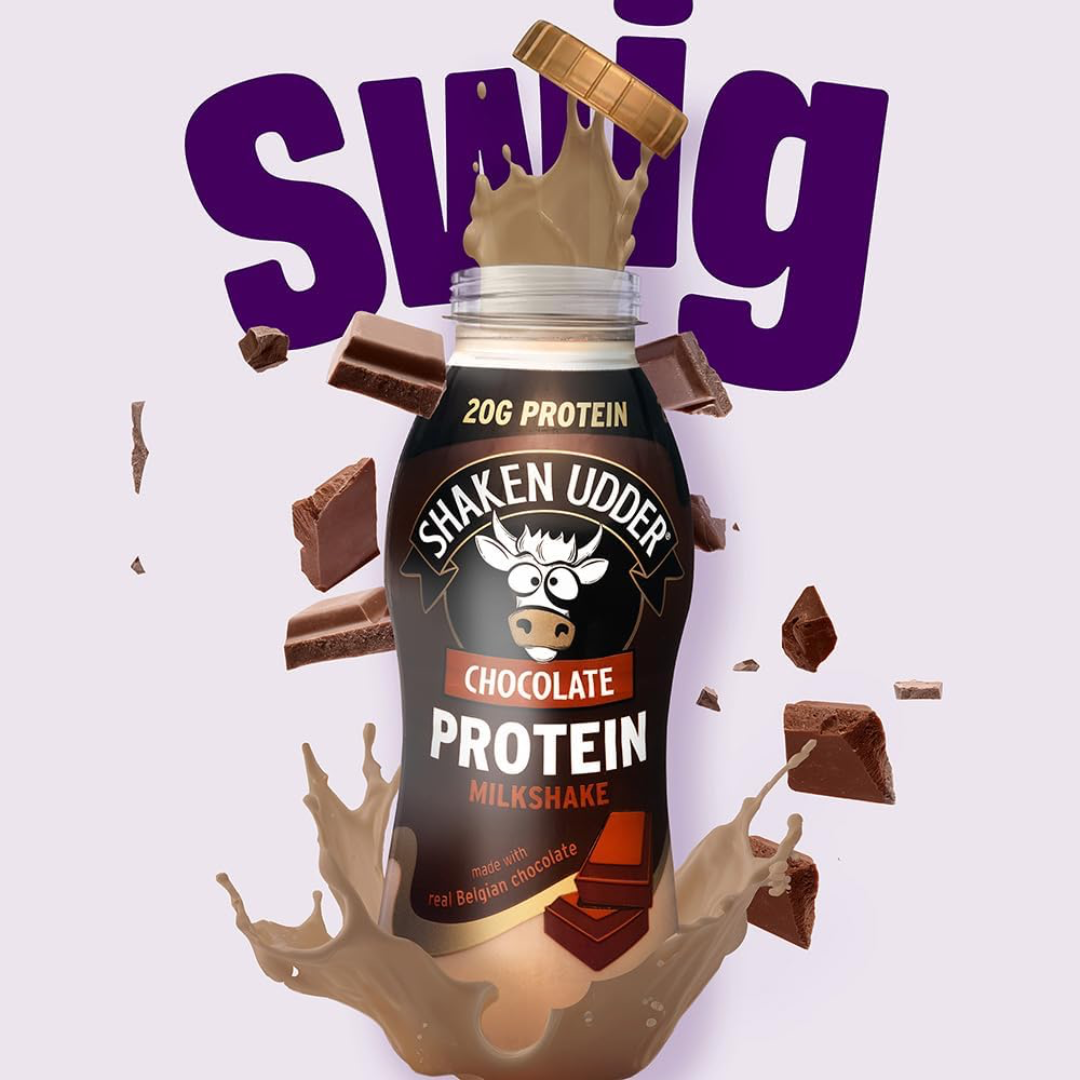 Shaken Udder Protein Milkshake 8x330ml Chocolate