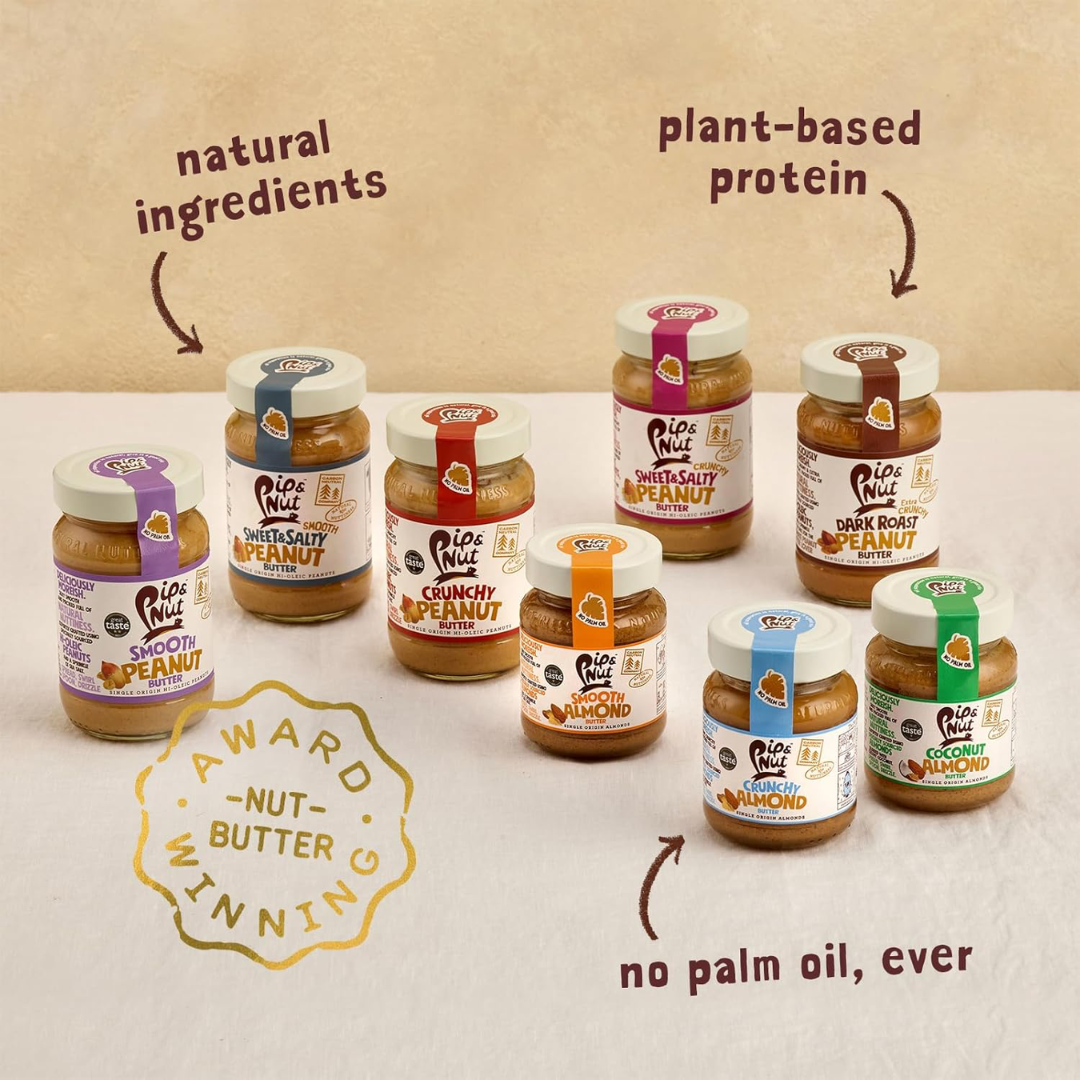 Pip & Nut Peanut Butter 300g Sweet & Salty Crunchy