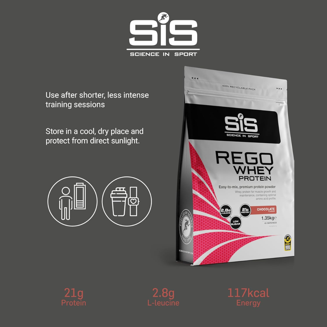 SIS (Science In Sport) Powder Rego Whey 1.35kg Chocolate