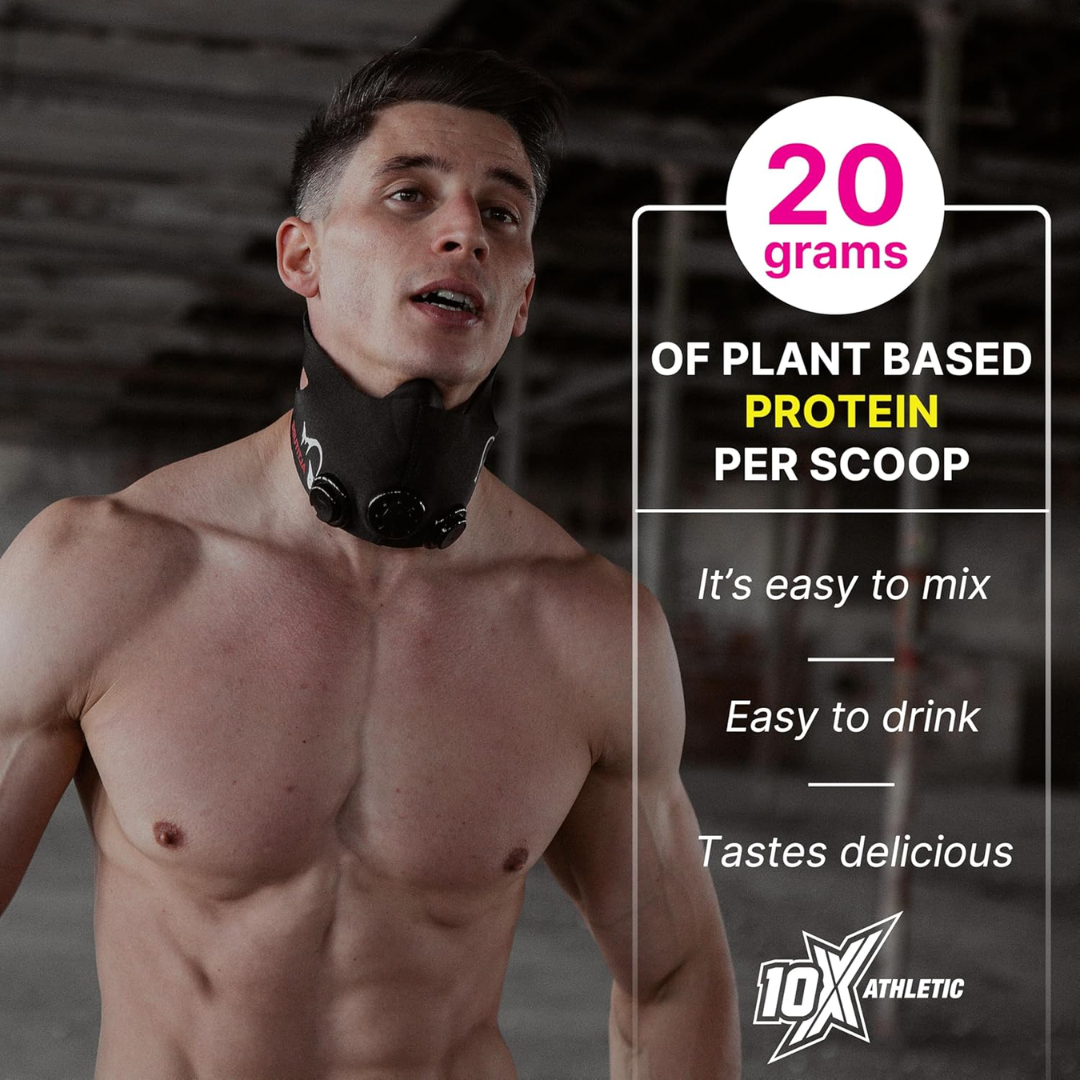 10X Athletic Vegan Protein 540g Strawberry Banana