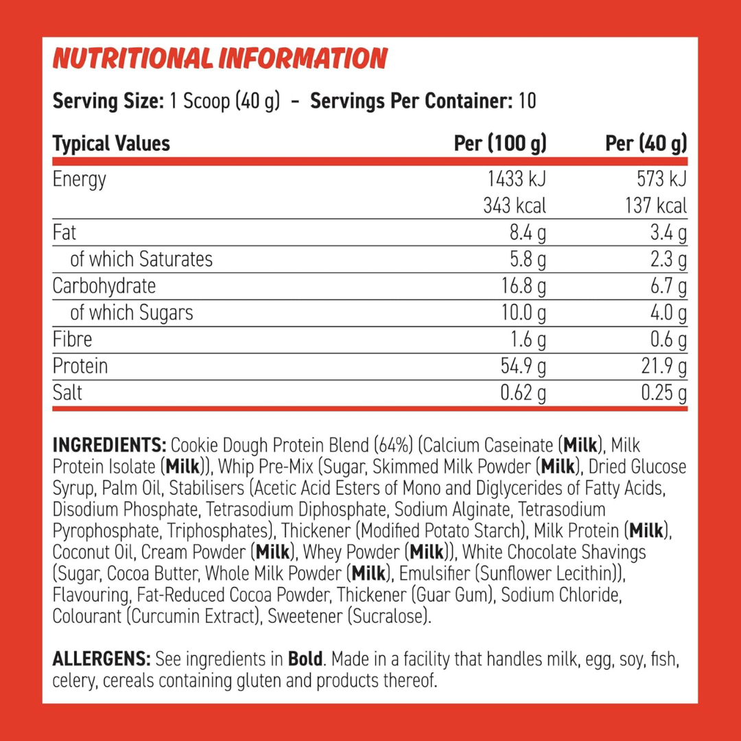 Applied Nutrition Protein Cookie Dough 400g Choco Hazelnut