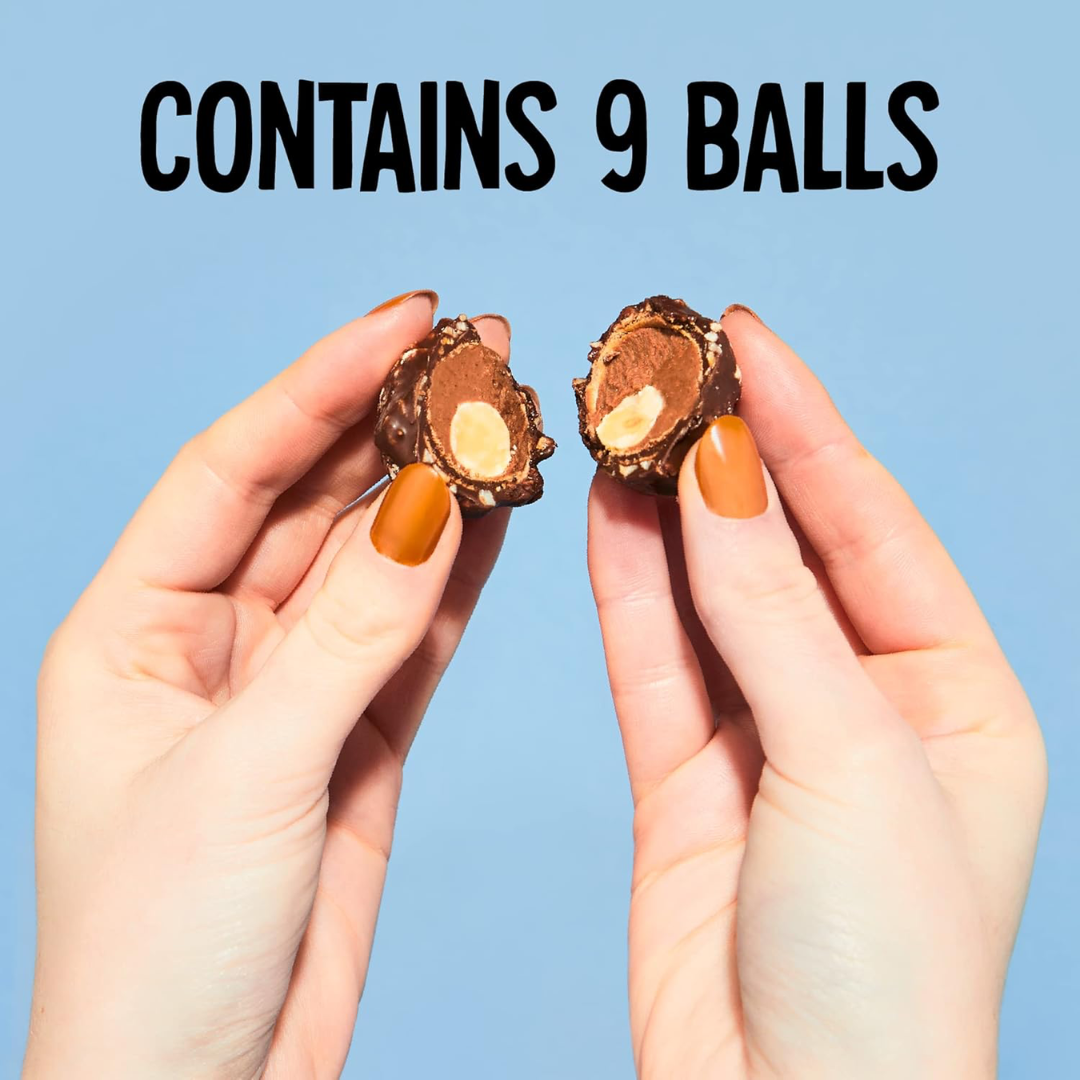 LoveRaw Nutty Choc Balls 9 Pack Gift Box 126g Milk Choc