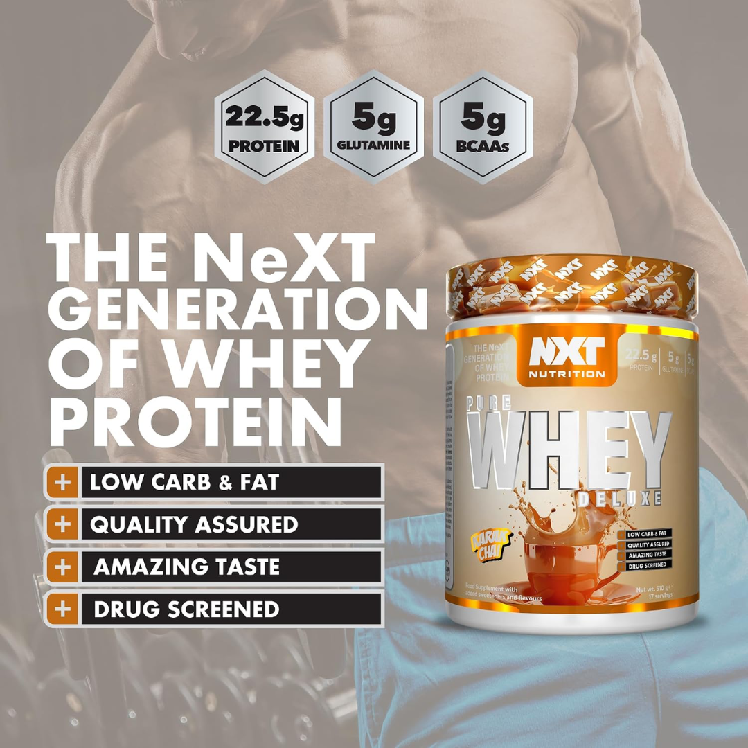 NXT Nutrition Pure Whey Deluxe 510g Karak Chai