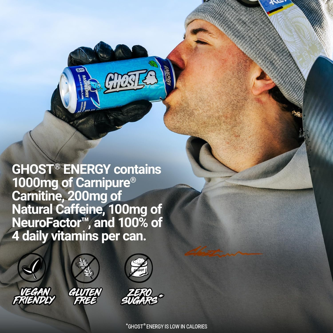 Ghost Energy 12x500ml Blue Raspberry