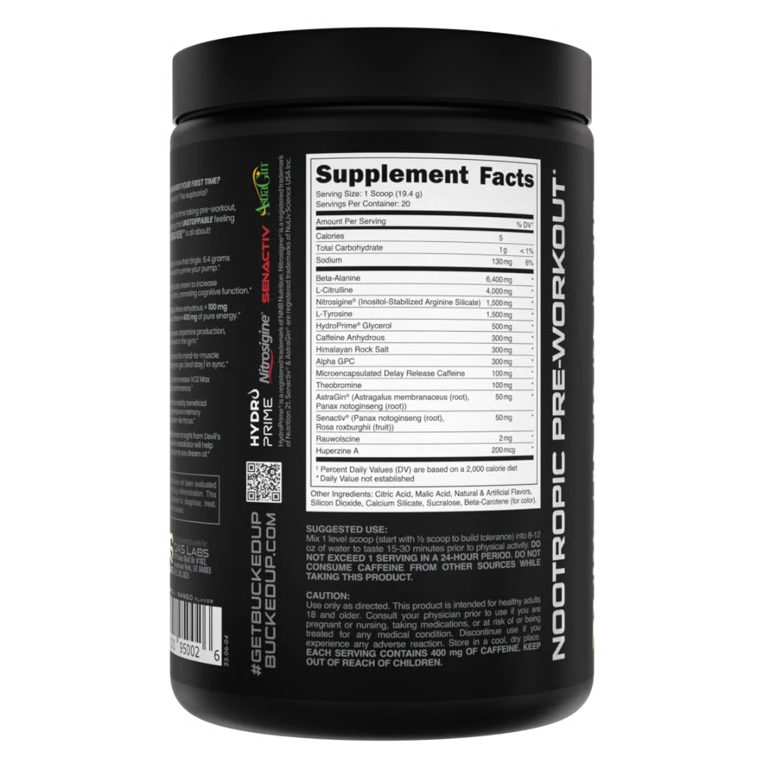 Bucked Up Mother Bucker 400g Musclehead Mango