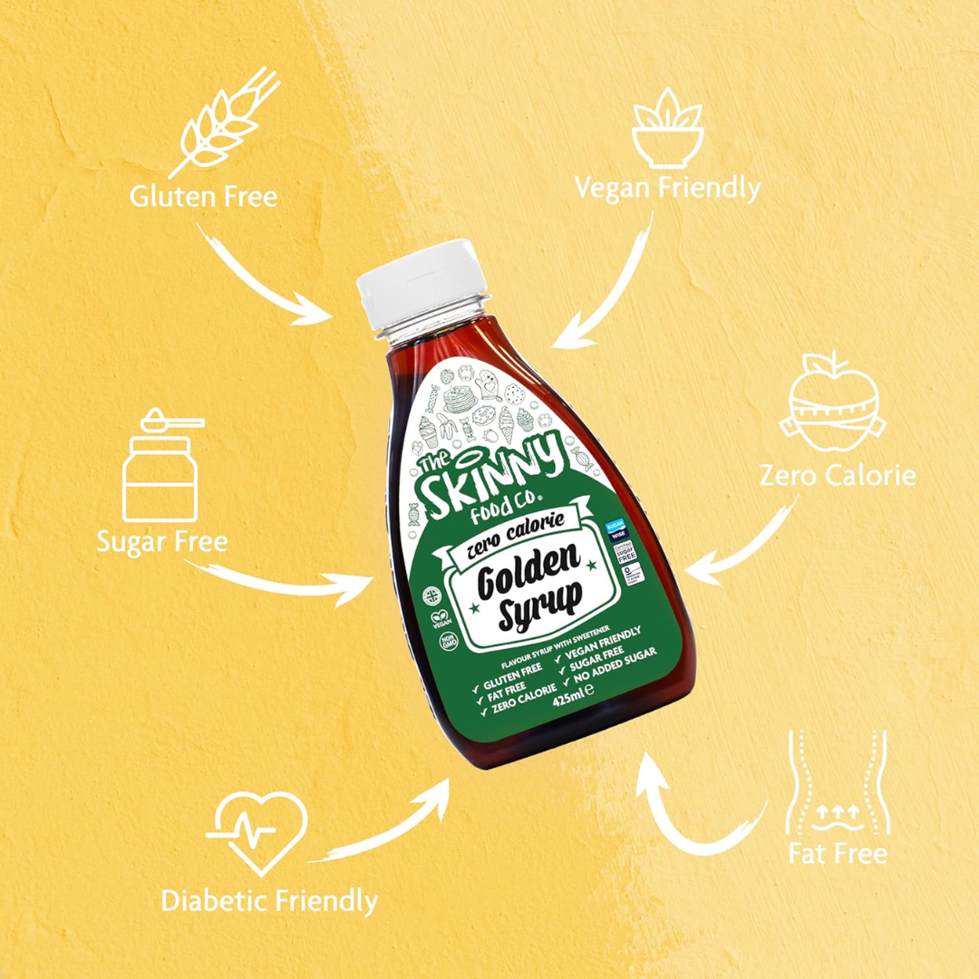 The Skinny Food Co Zero Calorie Skinny Syrup 425ml Birthday Cake