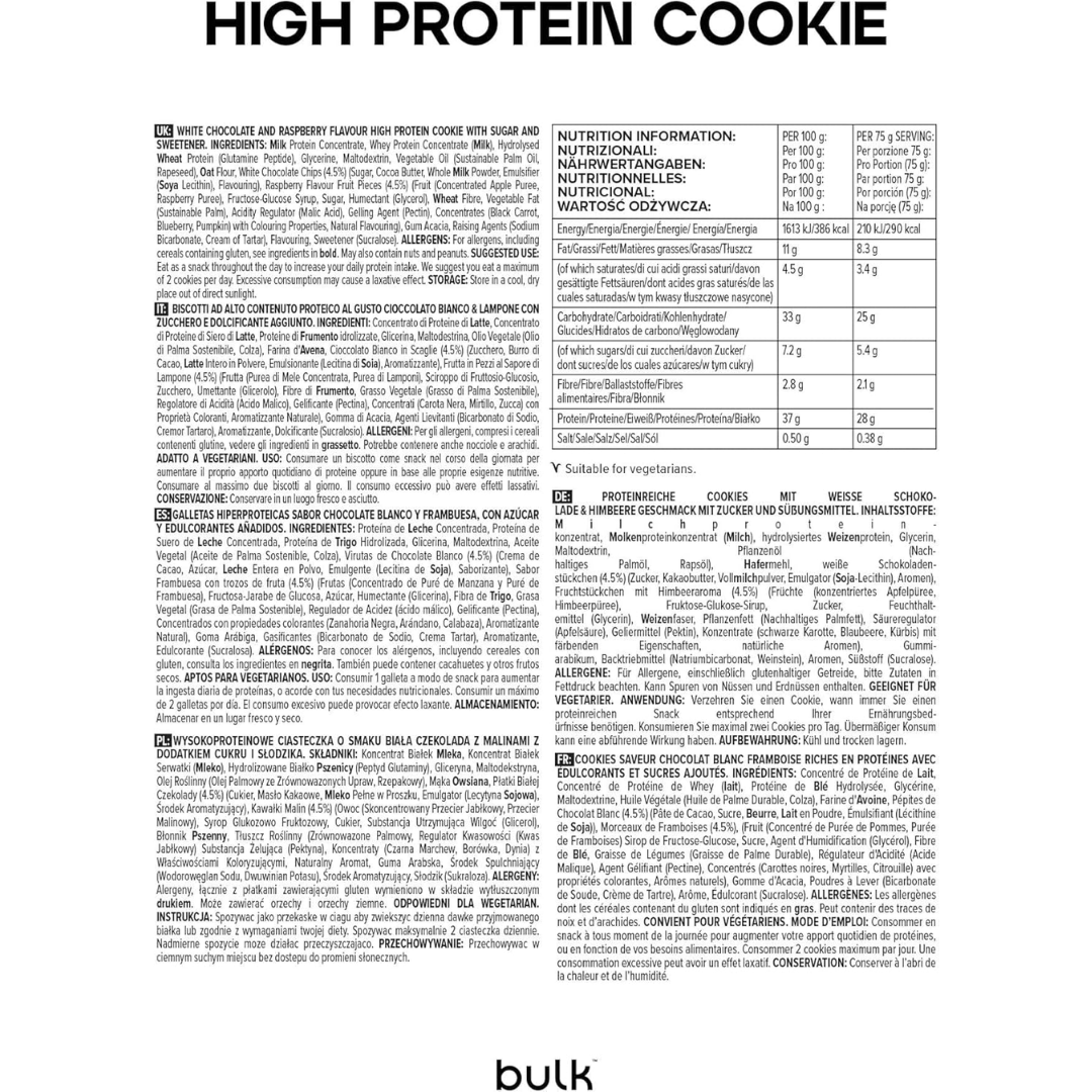 Bulk High Protein Cookies 12x75g Chocolate Orange