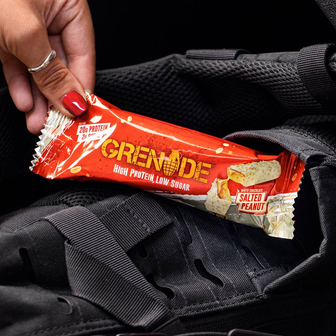 Grenade Protein Bar 12x60g - White Chocolate Salted Peanut