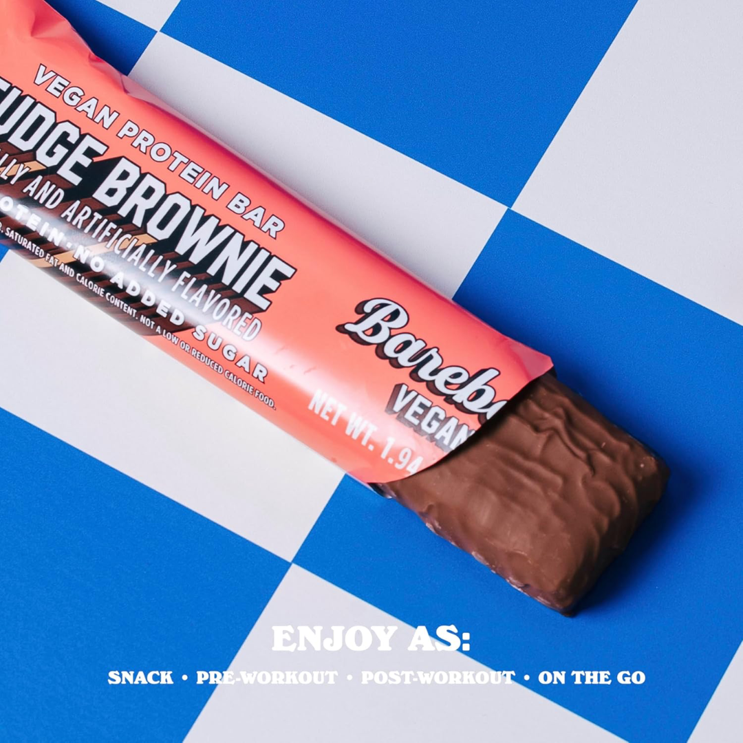 Barebells Vegan Protein Bar 12x55g Fudge Brownie