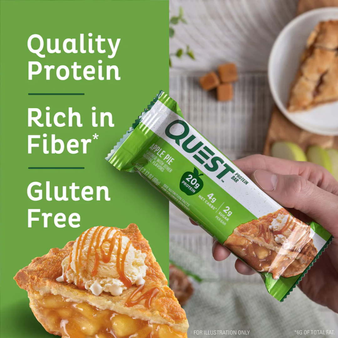 Quest Nutrition Protein Bar 12x60g Apple Pie