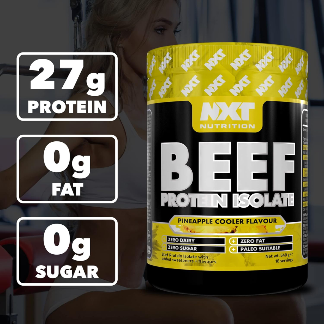 NXT Nutrition Beef Protein Isolate 540g Pina Colada