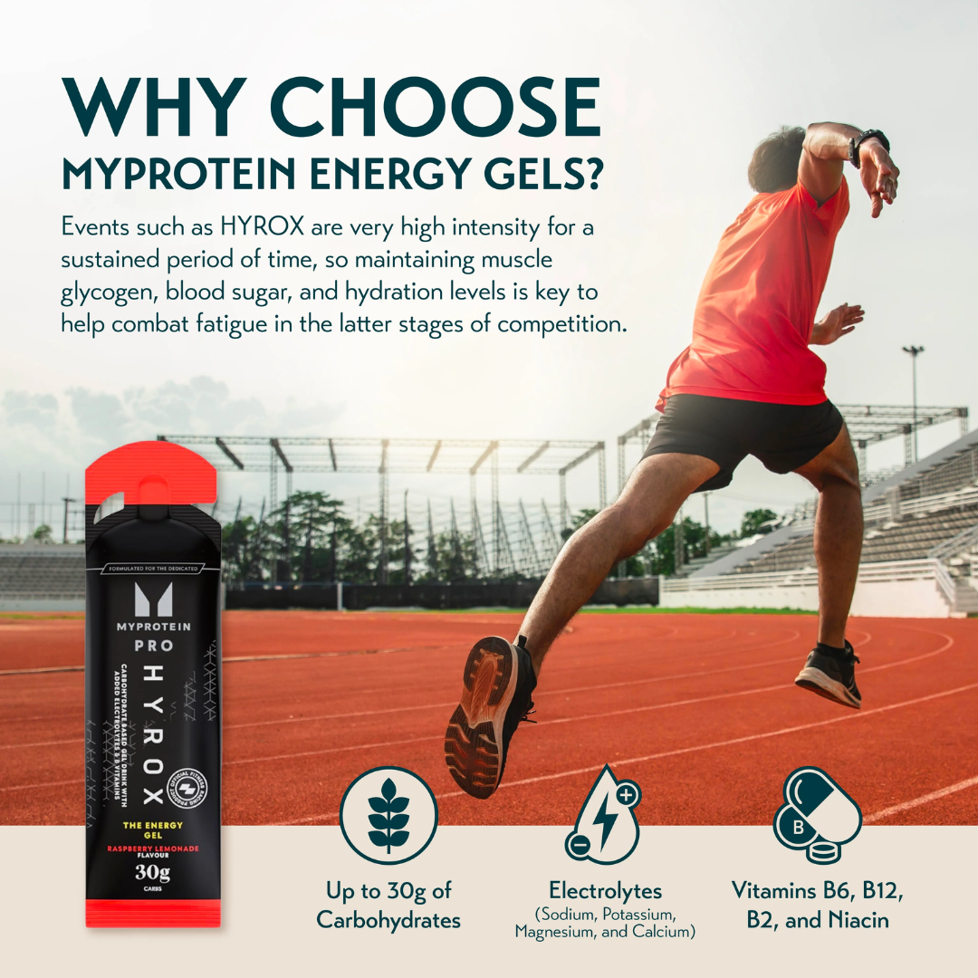 MyProtein THE Energy Gel (HYROX Edition) 20 x 70g Raspberry Lemonade