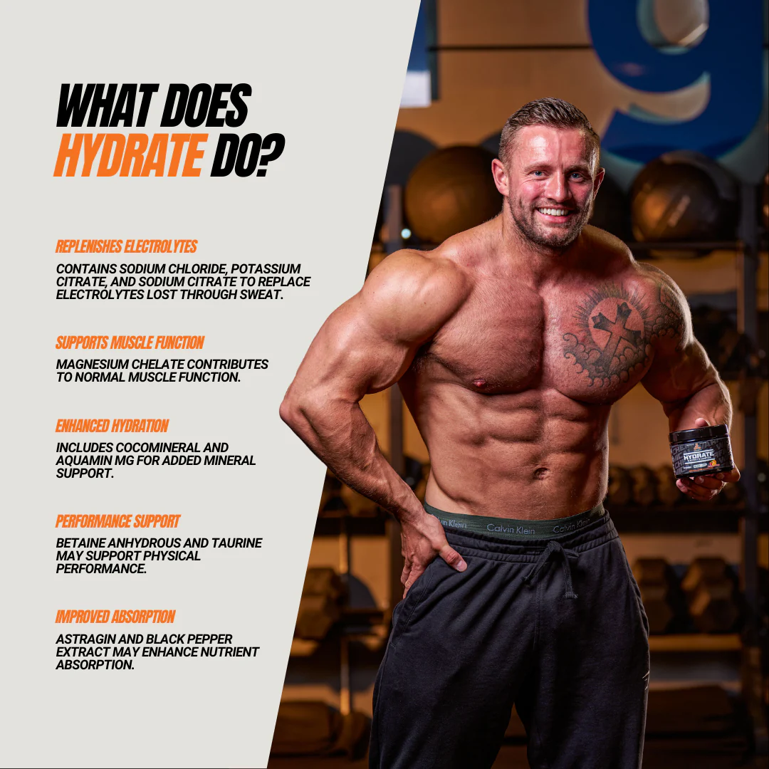 Chemical Warfare HYDRATE: Electrolyte Blend 1kg Orange and Mango