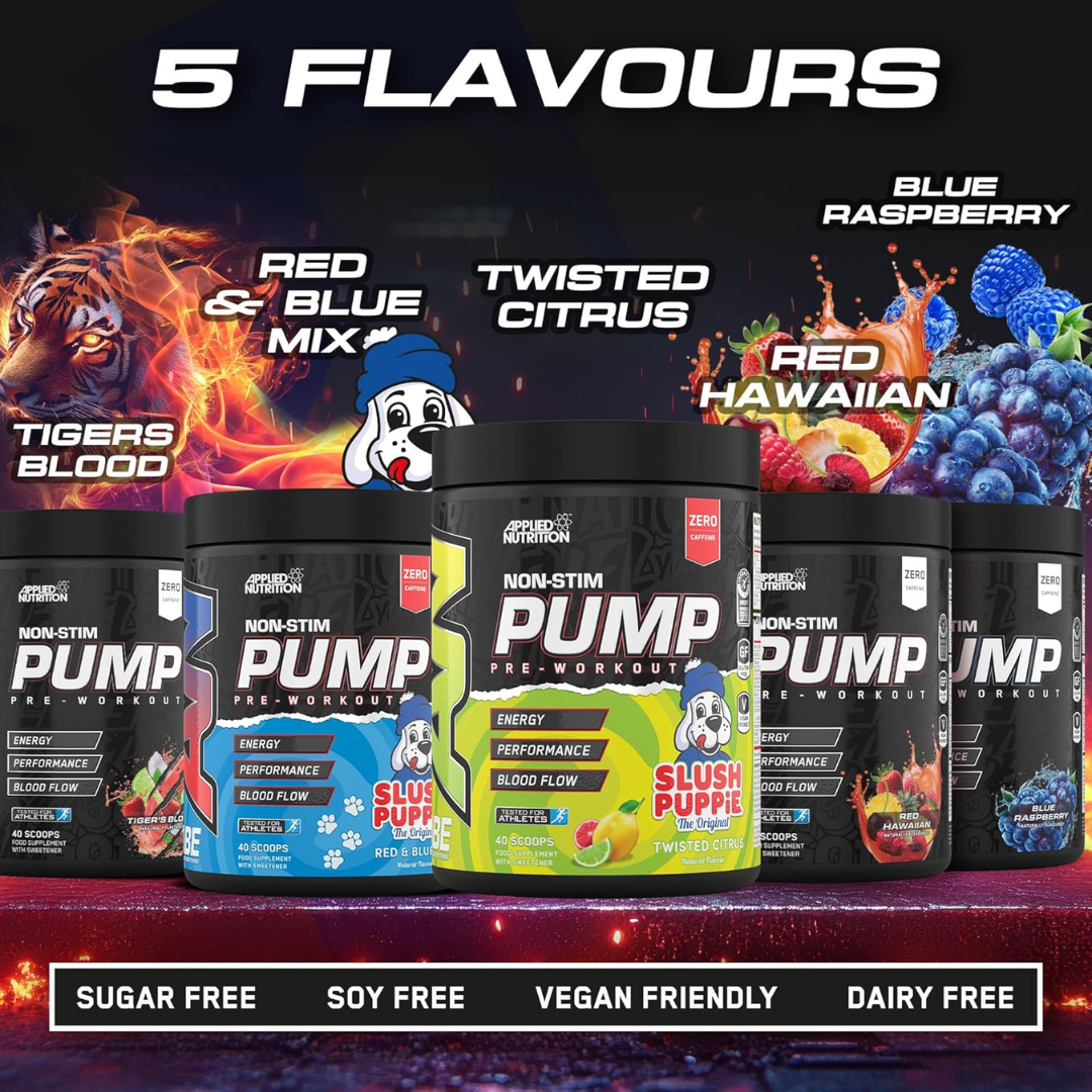 Applied Nutrition ABE (All Black Everything) PUMP Pre-Workout 500g Slush Puppie Twisted Citrus