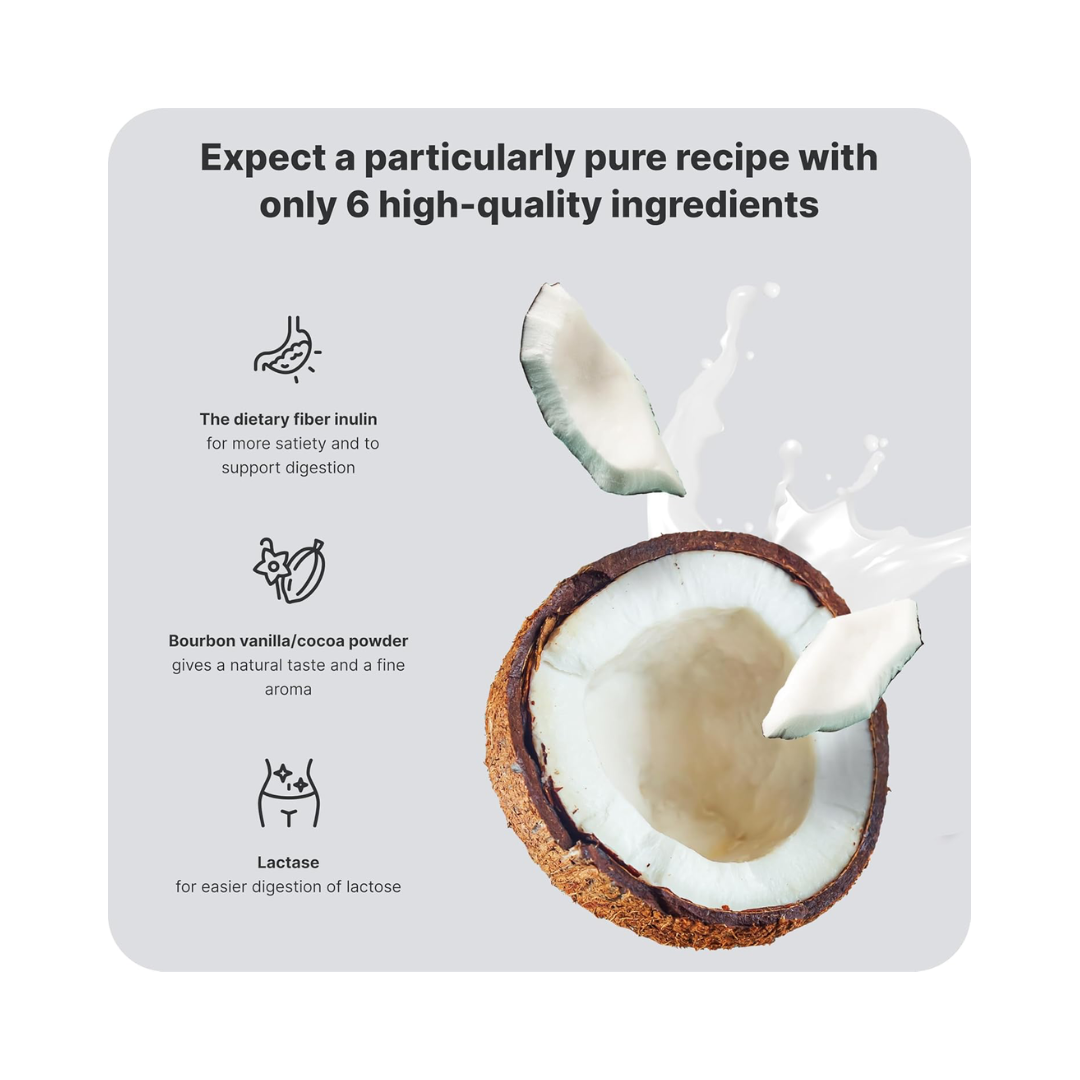 Vilgain Protein Milkshake 12x330ml Coconut Cream