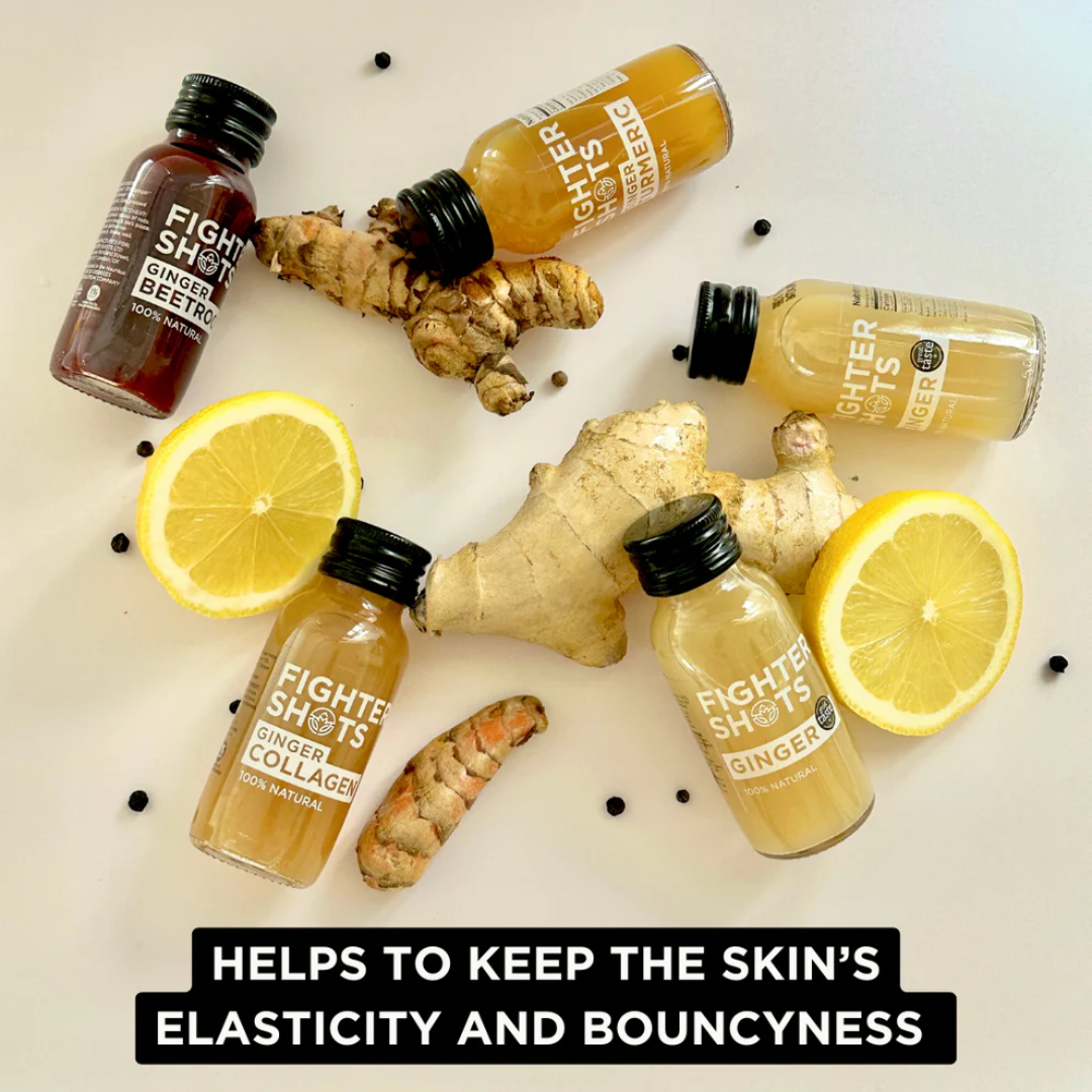 Fighter Shots 12x60ml Ginger Collagen