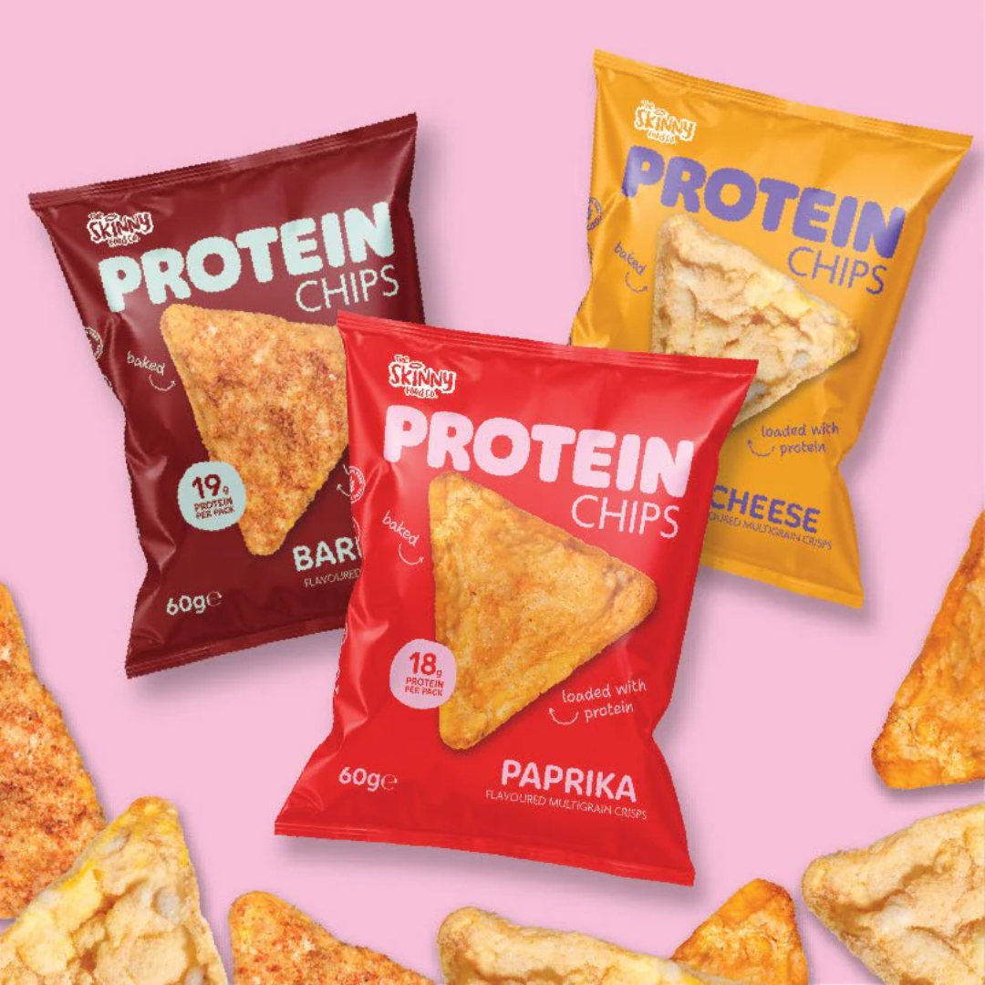 The Skinny Food Co High Protein Chips 6x60g Smokey BBQ