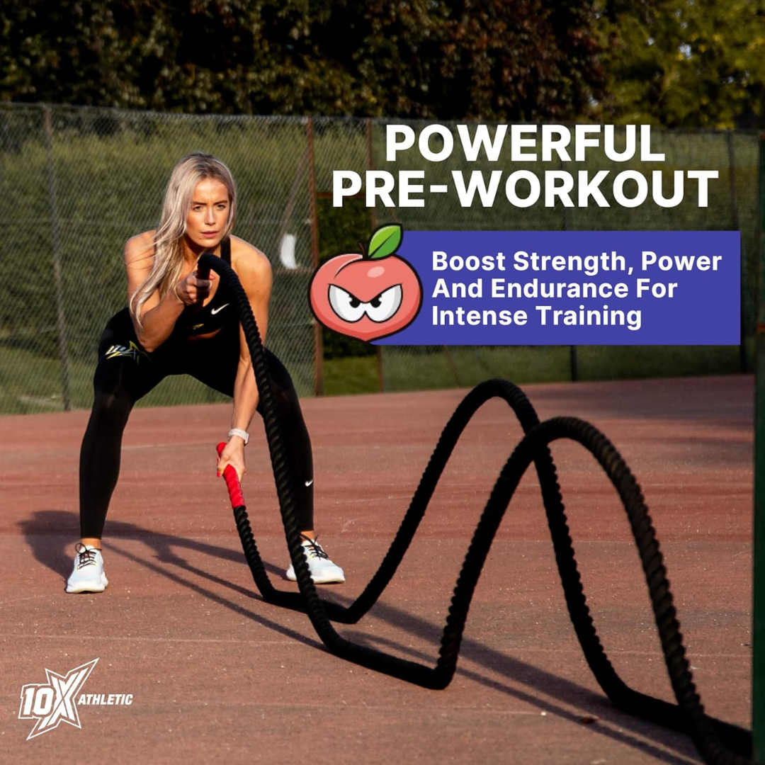 10X Athletic STIM 600g Peach Purge