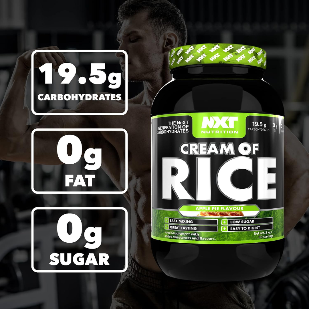 NXT Nutrition Cream of Rice 2kg Apple Pie