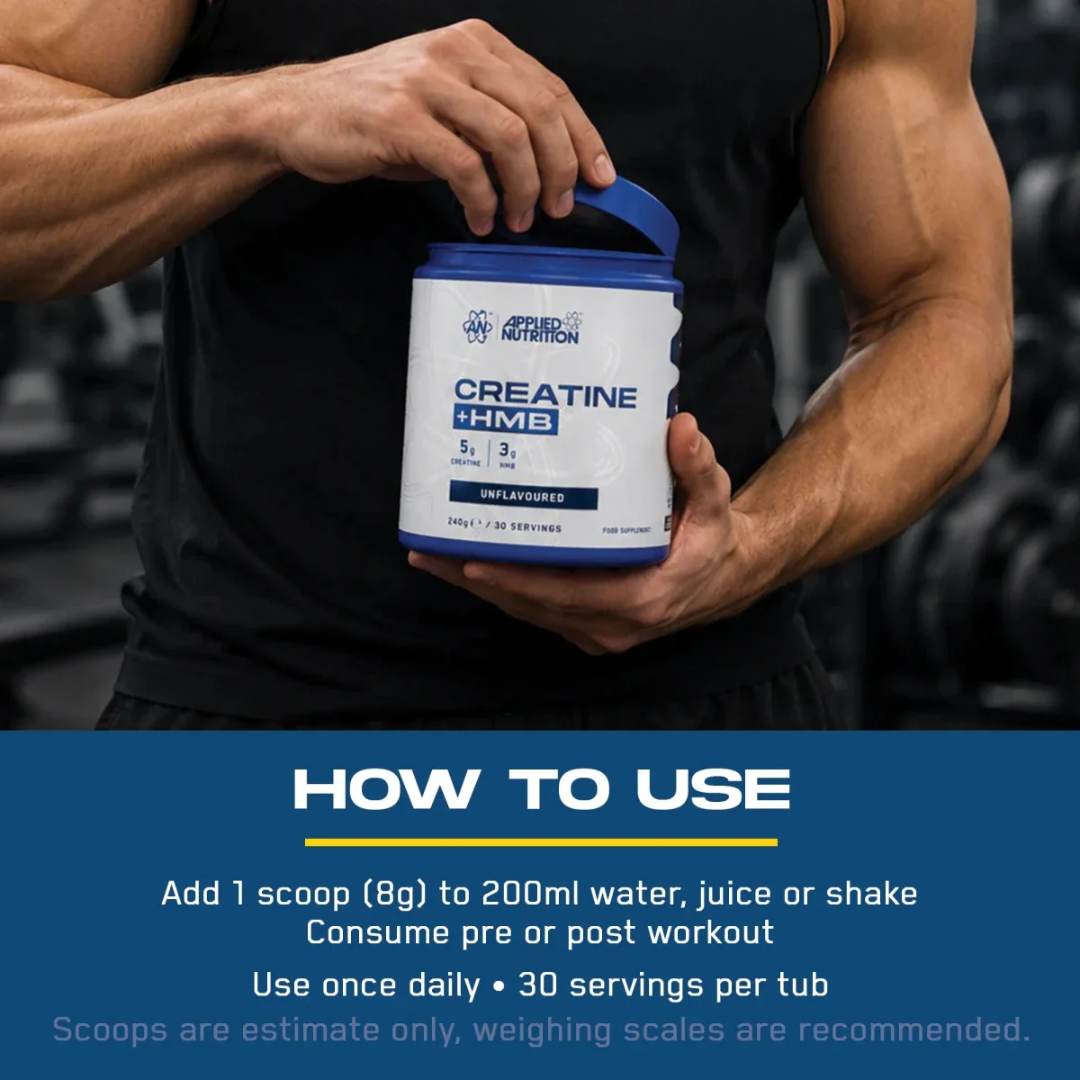 Applied Nutrition Creatine + HMB 240g Unflavoured