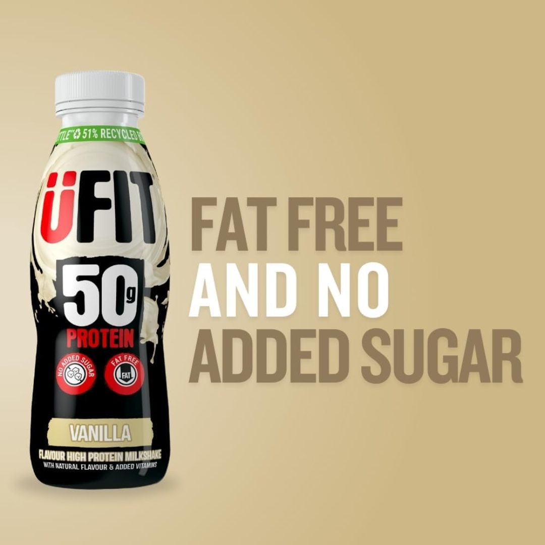 UFIT Protein RTD 8x500ml Vanilla