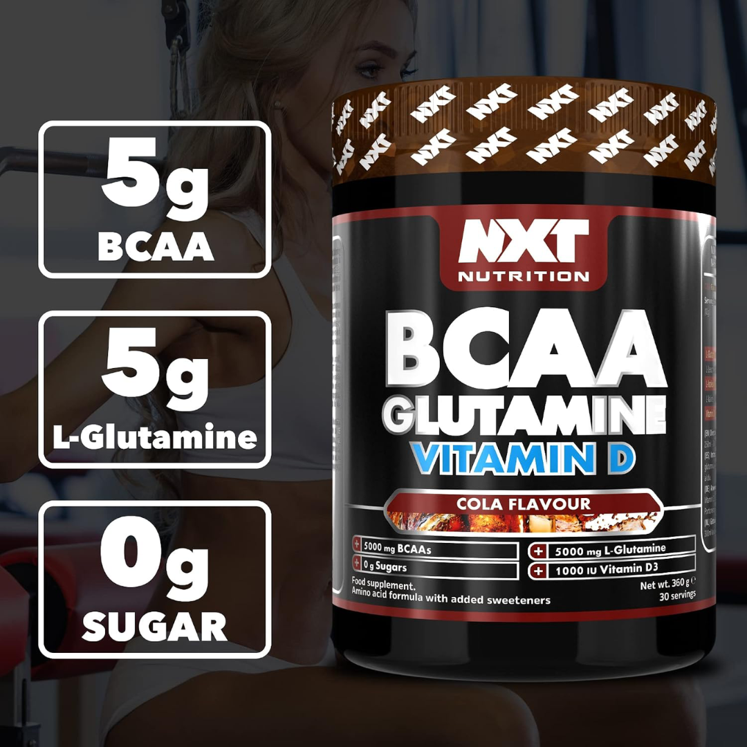 NXT Nutrition BCAA, Glutamine & VIt D 360g Cola