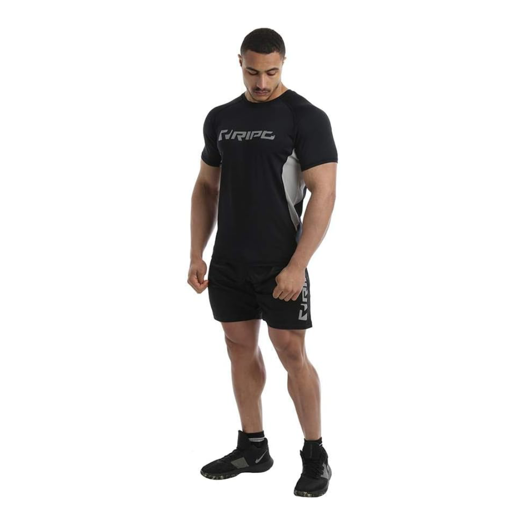 RIPT Contrast Performance T-Shirt XL Black