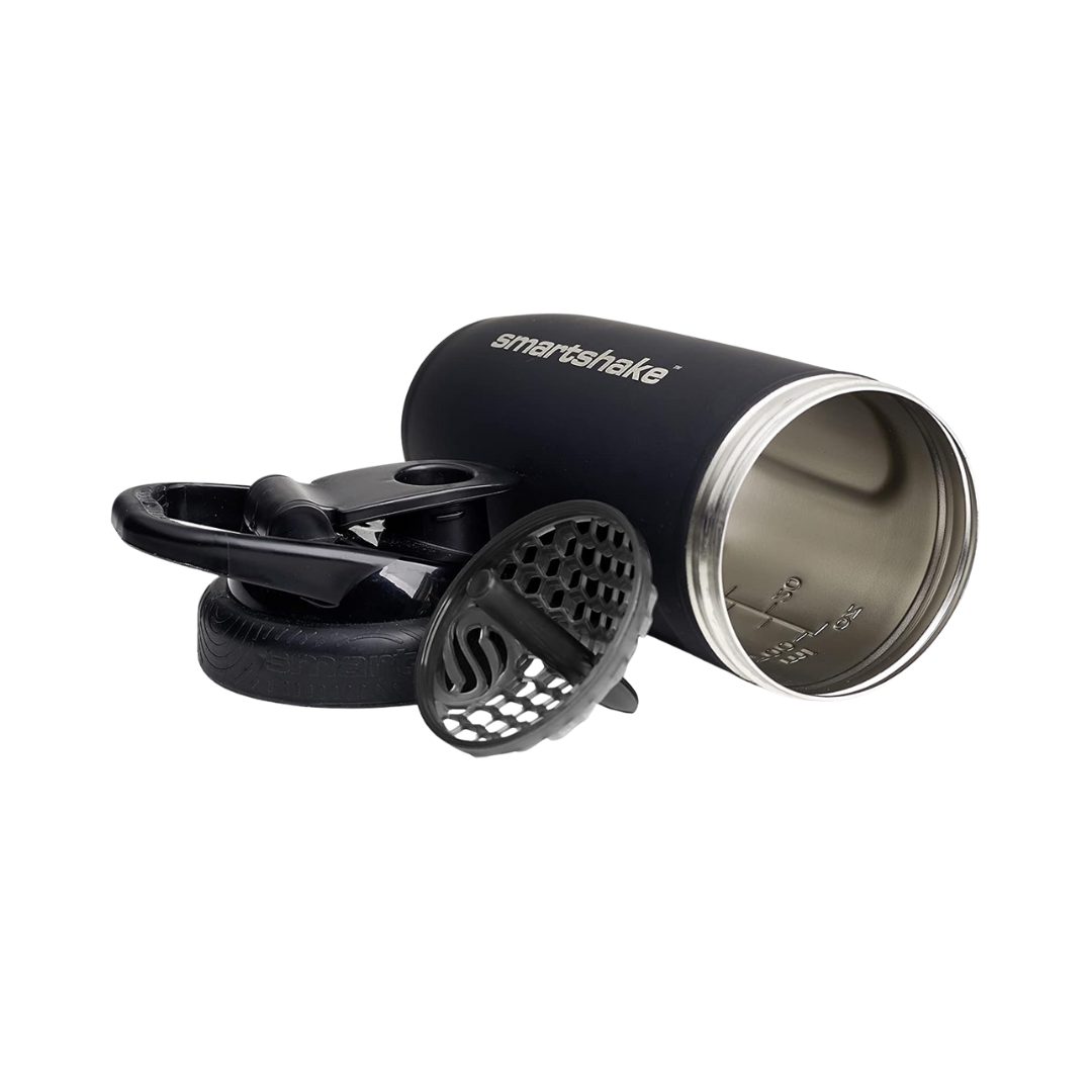SmartShake Reforce Steel Shaker 900ml Black