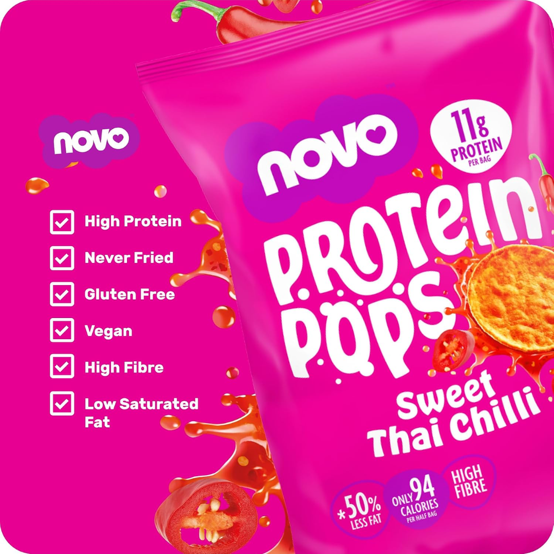Novo Nutrition Novo Protein Pops 6x45g Sweet Chilli