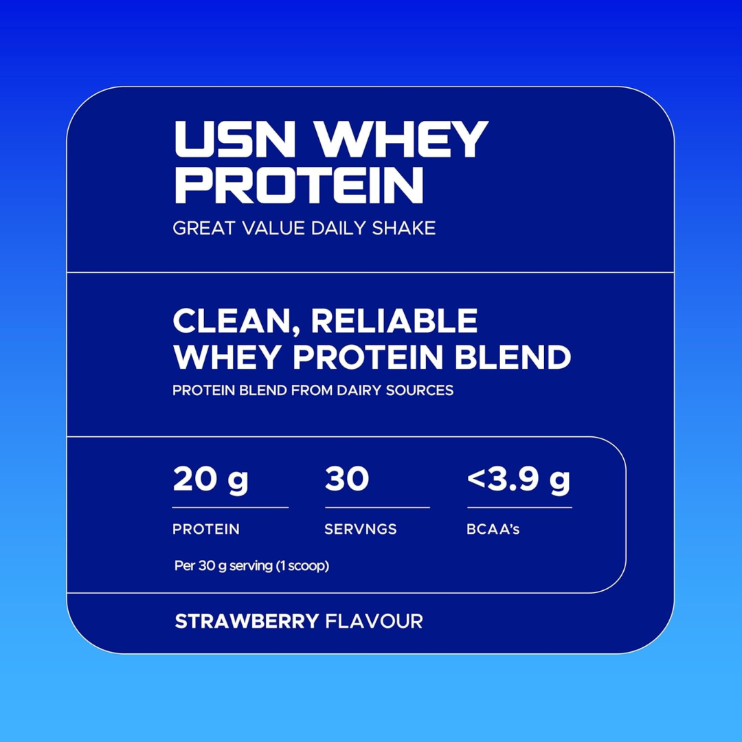 USN Whey Protein Bag 900g Strawberry