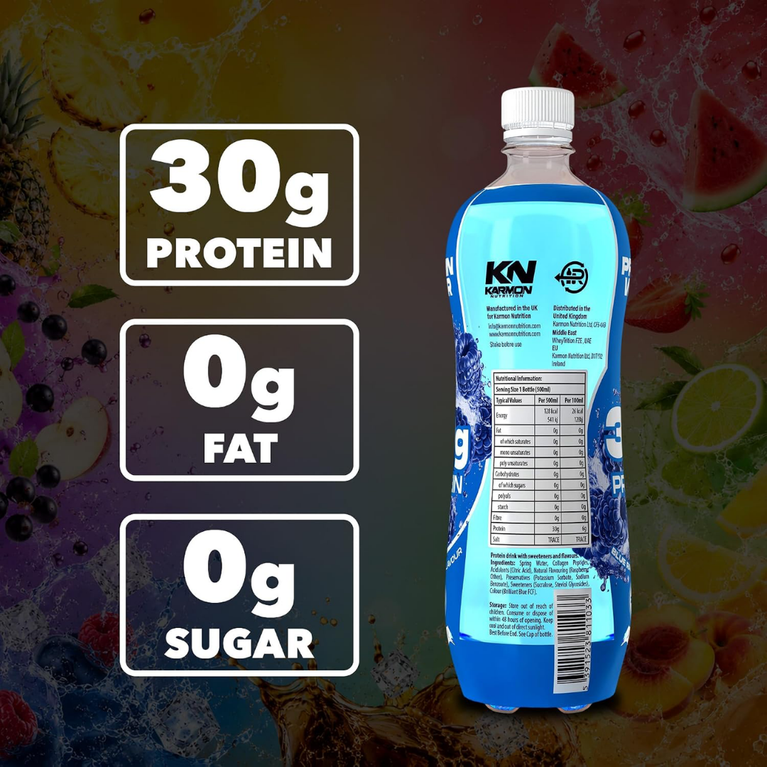 NXT Nutrition KN Protein Water 12x500ml Blue Raspberry