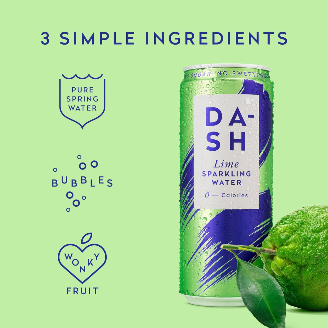 DASH Water 12x330ml Lime