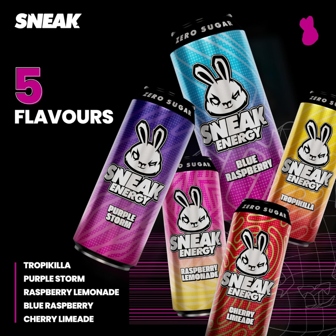 SNEAK Energy 12x500ml Cherry Limeade