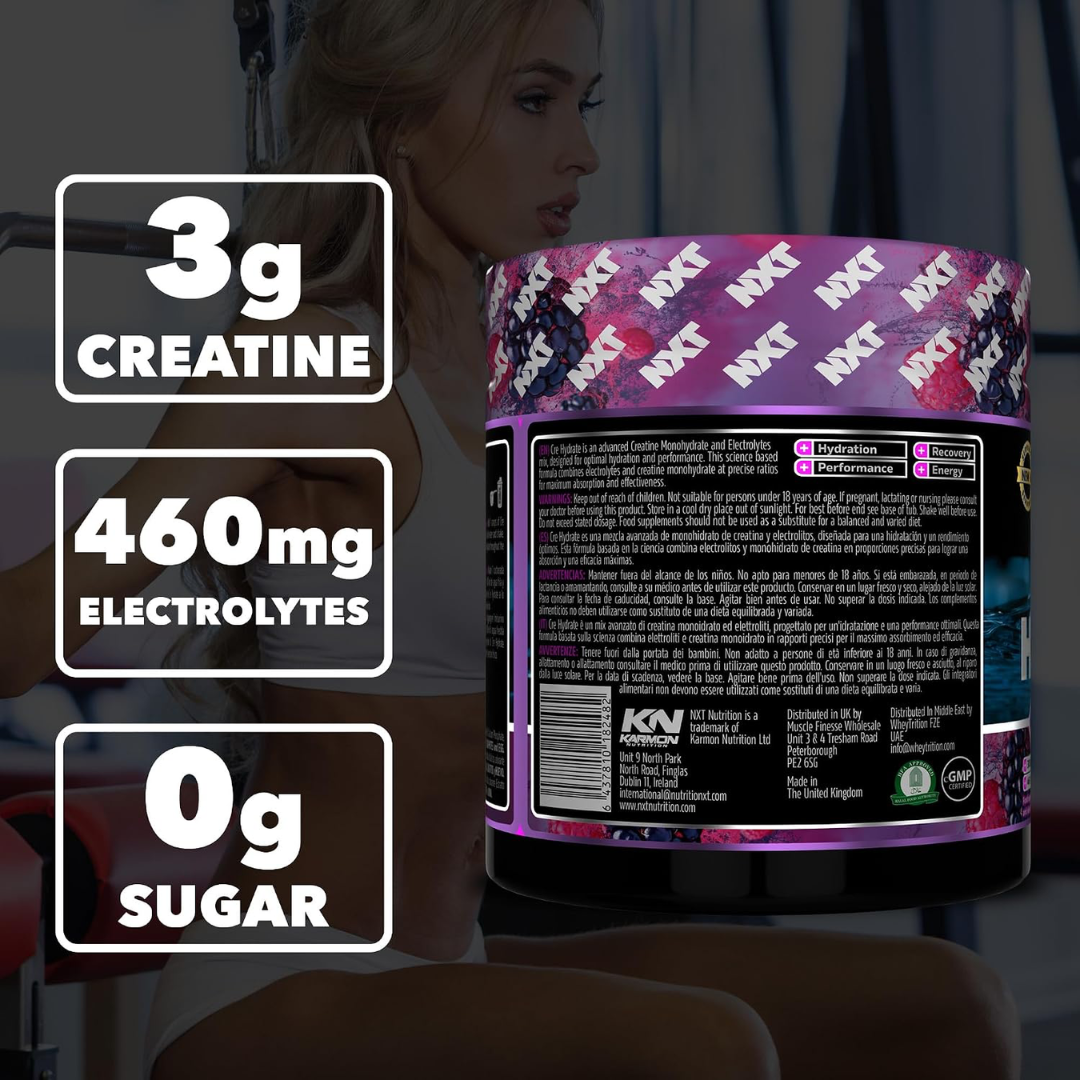 NXT Nutrition CRE Hydrate 360g Mmmto