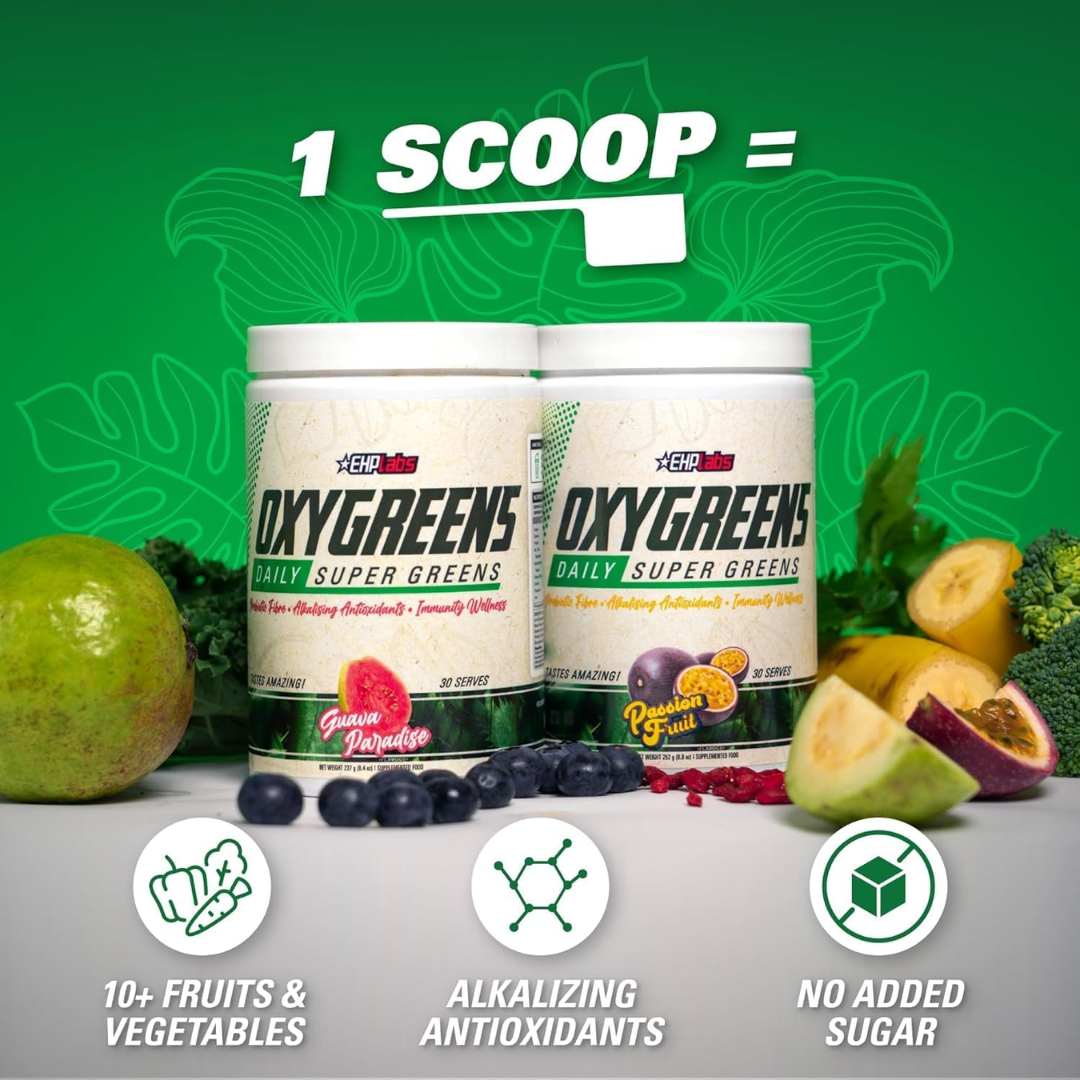 EHP Labs OxyGreens Daily Super Greens 30 Servings - Crisp Apple
