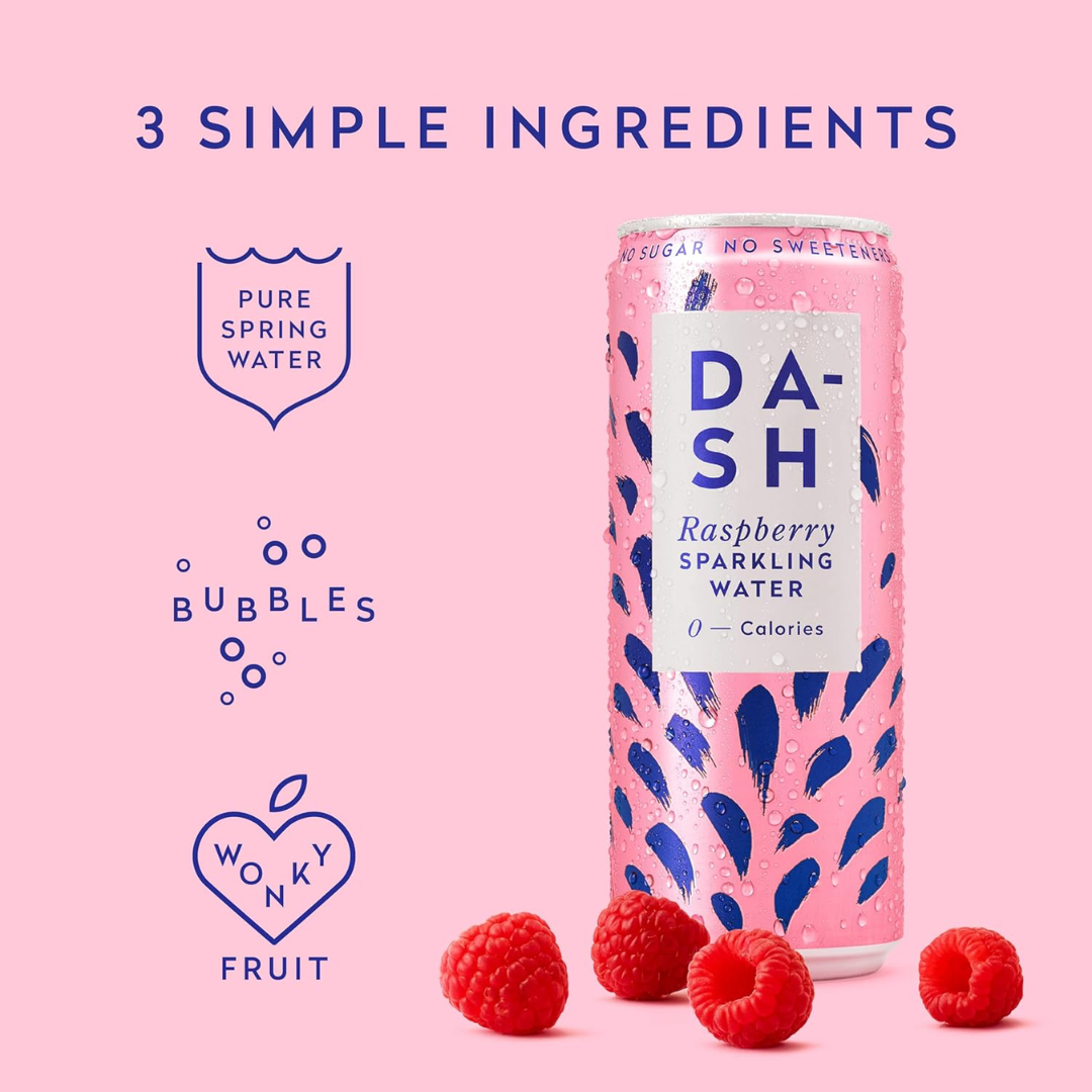 DASH Water 12x330ml Raspberry