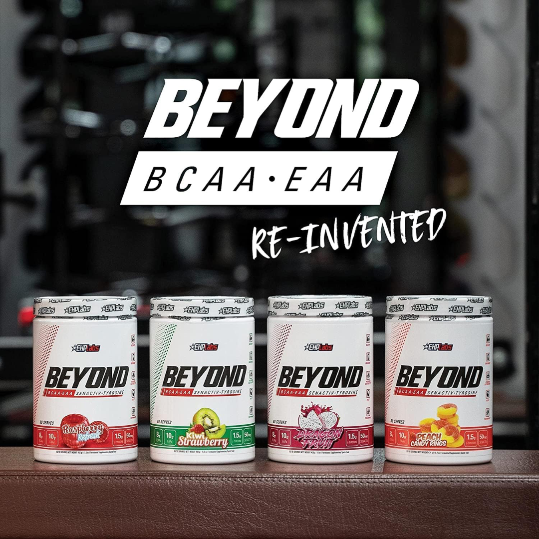 EHP Labs Beyond BCAA EAA 580g Peach Candy Rings