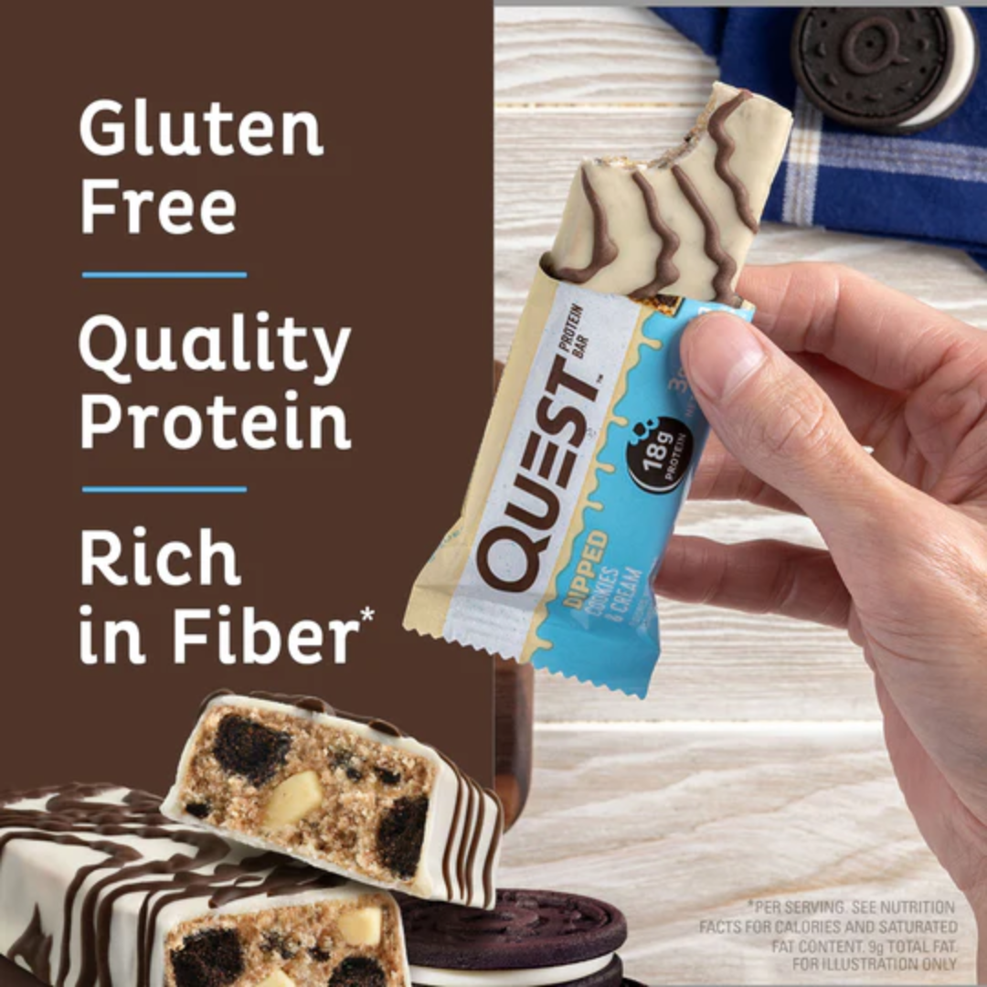 Quest Nutrition 12x50g Dipped Cookies & Cream