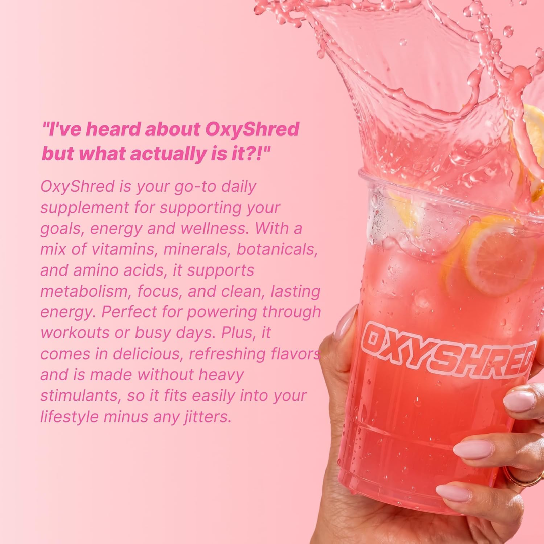 EHP Labs OxyShred Ultra Concentration 60 Servings - Pink Lemonade