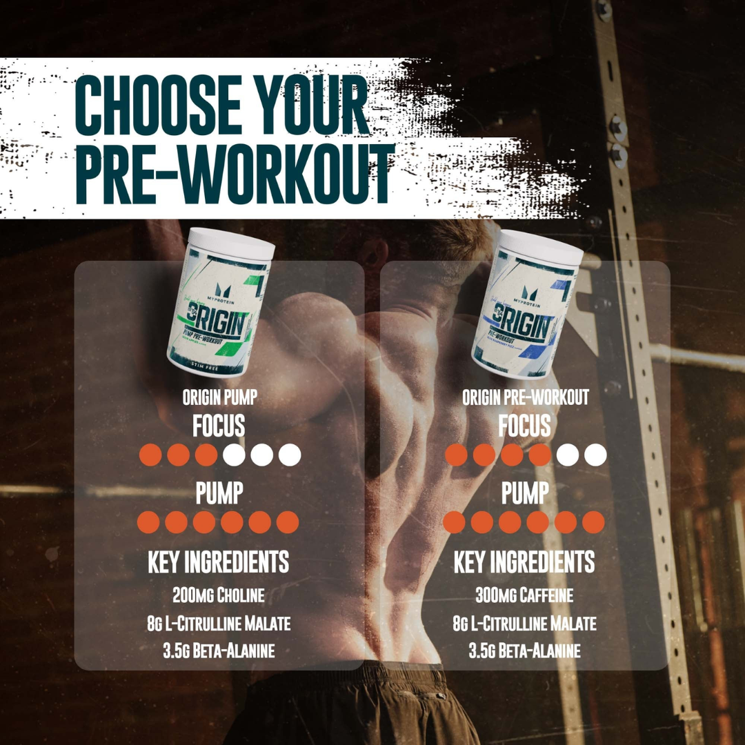 MyProtein Origin Pre Workout Stim-Free 0.63kg Strawberry Laces