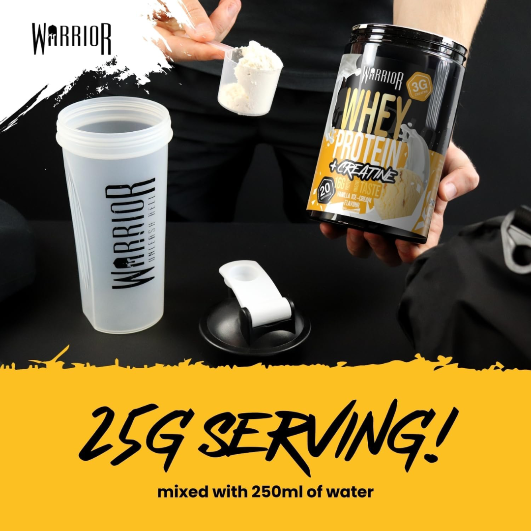 Warrior Creatine Plus Whey 500g Vanilla Milkshake