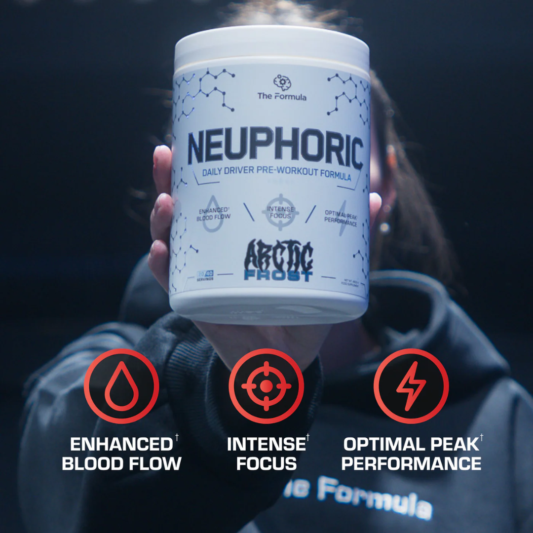 The Formula NEUPHORIC Pre Workout 480g Fresh Red Apple