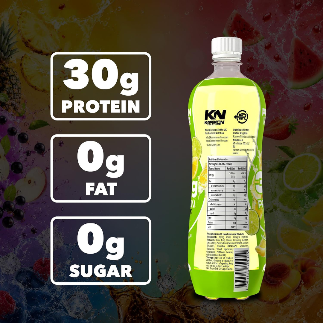 NXT Nutrition KN Protein Water 12x500ml Lemon Lime