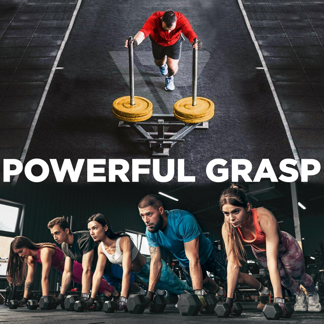 RDX Gym Weight Lifting Gloves W1 Half Plus M Half Grey