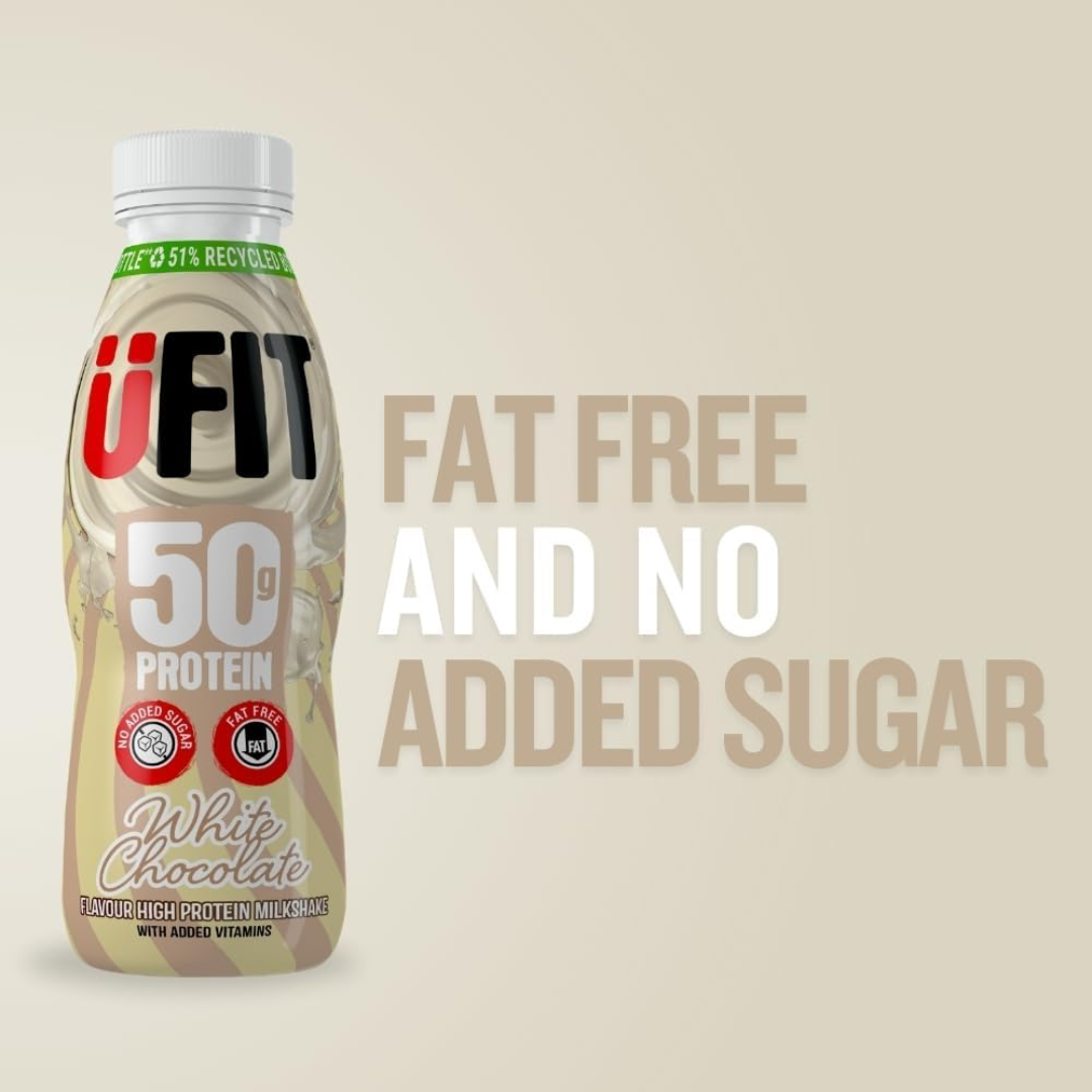 UFIT Protein RTD 8x500ml White Chocolate