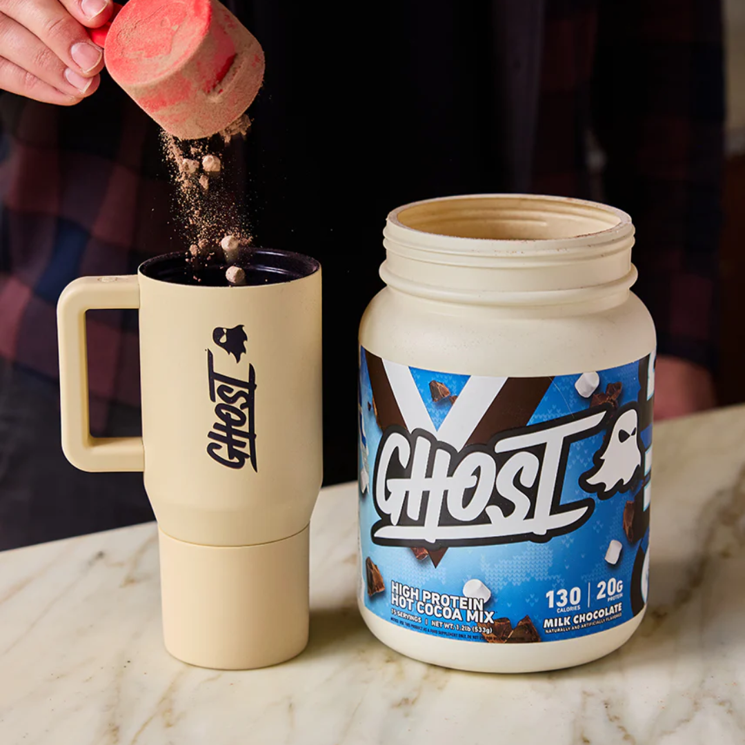 Ghost High Protein Hot Cocoa Mix 480g Peppermint Hot Chocolate