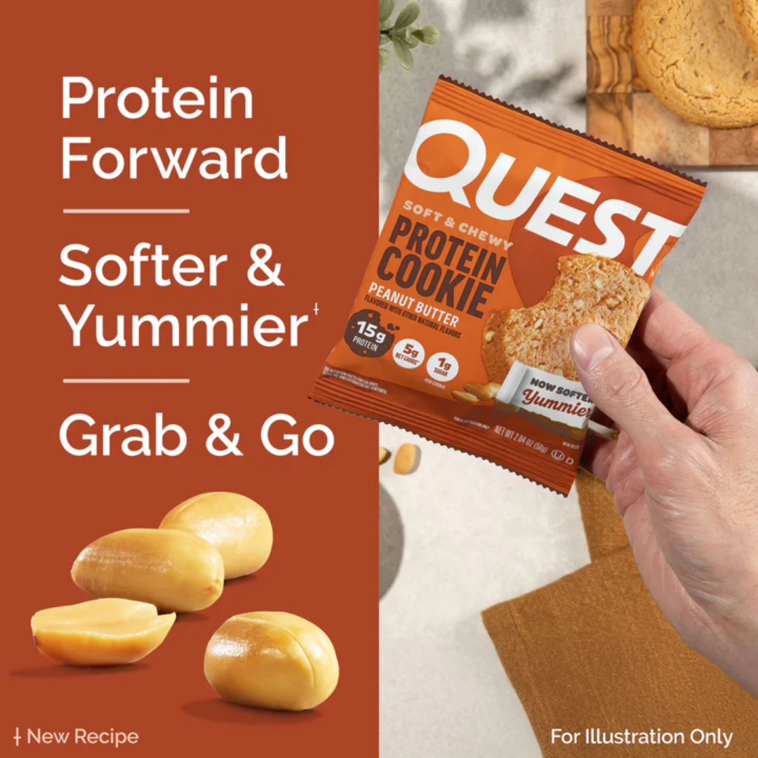 Quest Nutrition Cookie 12x59g Peanut Butter