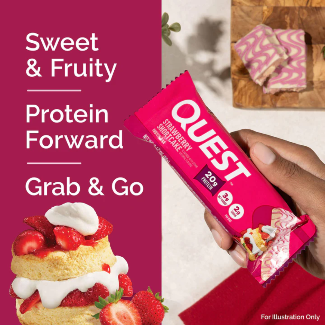 Quest Nutrition Bar 12x60g Strawberry Shortcake